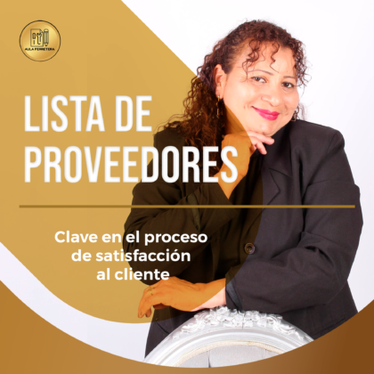 lista de proveedores